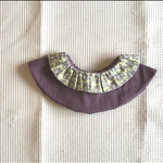 [kamomegane様専用ページ]  付け襟風フリルスタイ(liberty〜cottontail×purple〜)