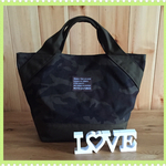 ✳迷彩柄×無地✳特大・トートバック