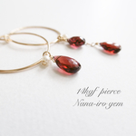 ＊1点もの＊14kgf garnet hoop