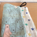 しろくま★星  ループ付きタオル
