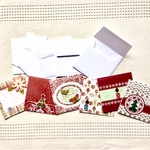 クリスマス-メッセージカード6pcs