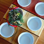 【クリスマス特別便】膳ZEN＊ペット用食器台 / Food table for Dog & Cat（X）