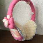 キッズ♡リボンもこもこイヤーマフ＊