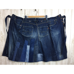 期間限定SALE価格!!デニム リメイク エプロン 前かけ DIYにも♪ No.063