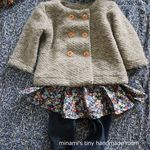 ベビー服　あったかカーディガン　アウター　コート　ウール素材　80サイズ