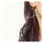 さんかく△ イヤリング