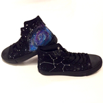 アシンメトリーギャラクシー×スワロフスキー星座のシューズ