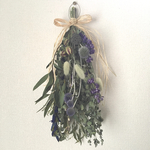 ユーカリとリンドウのスワッグ 〜Blue purple〜 