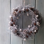 冬の森のリース