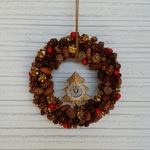 木の実のリース＊クリスマス＊クリスマスリース＊