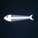 魚の骨の形のくし