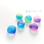 【受注製作】空色ドロップ ピアス/イヤリング