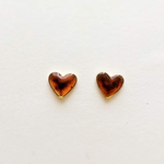 大人気♡べっ甲柄のハートピアス