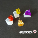 3つセット　ピアス用シリコンモールド　