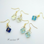 715＊rairai＊snowタイルピアス・イヤリング