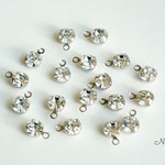 カン付💎ラインストーン5.5㎜(シルバー)