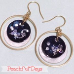 蝶のシェルピアス（シロクロ）