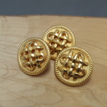 15mm◇3個入◇　金属ボタン