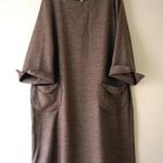 くったりウールBOXワンピ