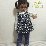 ふんわり☆キラキラ☆denim STARのチュニック ワンピース 