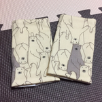 再販2☆抱っこ紐 よだれカバー くま柄