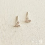 【再販】 - Silver - I Heart You ピアス - petit