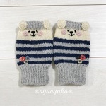 ほっぺくまちゃんのあったかハンドウォーマー♡