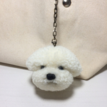 動物ポンポンバッグチャーム  マルチーズ