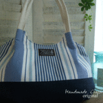 ナチュラルBAG☆ストライプ