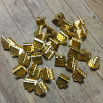 ワニ口 金具 ゴールド 留め具 30個セット