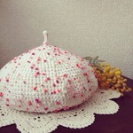 【All Season】Baby*Kidsベレー帽・POKO.POKO.CANDY♡桃色。