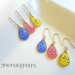 レースのドロップピアス