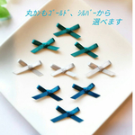 選べるribbon☆カン付き（丸カンもゴールド、シルバーから選べます。）