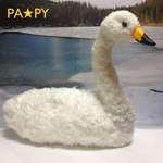 あみぐるみ  スワン（オオハクチョウ）　～ハクくん