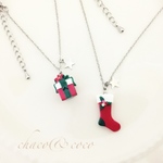 🎁クリスマスチャーム☆シルバーRネックレス
