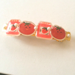 いちごとトマトのバレッタ