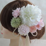 春を想う髪飾り　～桜を添えて～