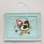 ポルトガル風ニワトリ刺繍