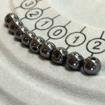 【1連約38cm/約47粒】8mm丸玉　ヘマタイト(磁気無し)