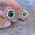ヴィンテージイヤリング vintage earrings bijou <ER-RBpkgr>