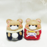 羊毛フェルト☆着物くまさんペア♡
