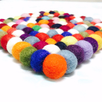 ❇︎北欧風雑貨❇︎鍋敷き20×20cmフェルトボール