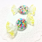 大きなキャンディブローチ・虹のかけら