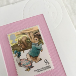 再販☆ちいさなartmuseum　№061　England　stamp　　2枚set 
