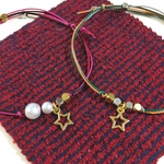 新作＊全11色＊ペアセット＊ひとつ星anklet or bracelet＊2本700円