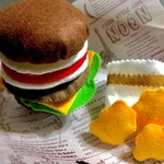 フェルトままごと ハンバーガーセット