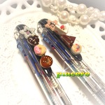i-m-pishelem様専用🍩Tombow３色ボールペン２本セット(替え芯あり)