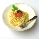 ウニとキャビアのクリームパスタのマグネット