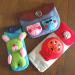 ペンケース/小物入れ 3点セット