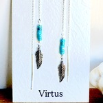 シルバー フェザー ターコイズ（silver Feather turquoise）ネイティブ sv
